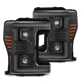 AlphaRex MK II LUXX-Series LED Projector Headlights for Ford Super Duty - Alpha-Black