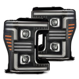 AlphaRex MK II PRO-Series Halogen Projector Headlights for Ford Super Duty - Black