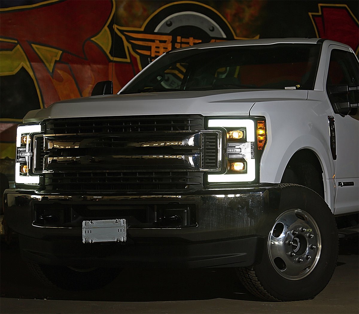 AlphaRex PRO-Series Halogen Projector Headlights for Ford Super Duty - Chrome