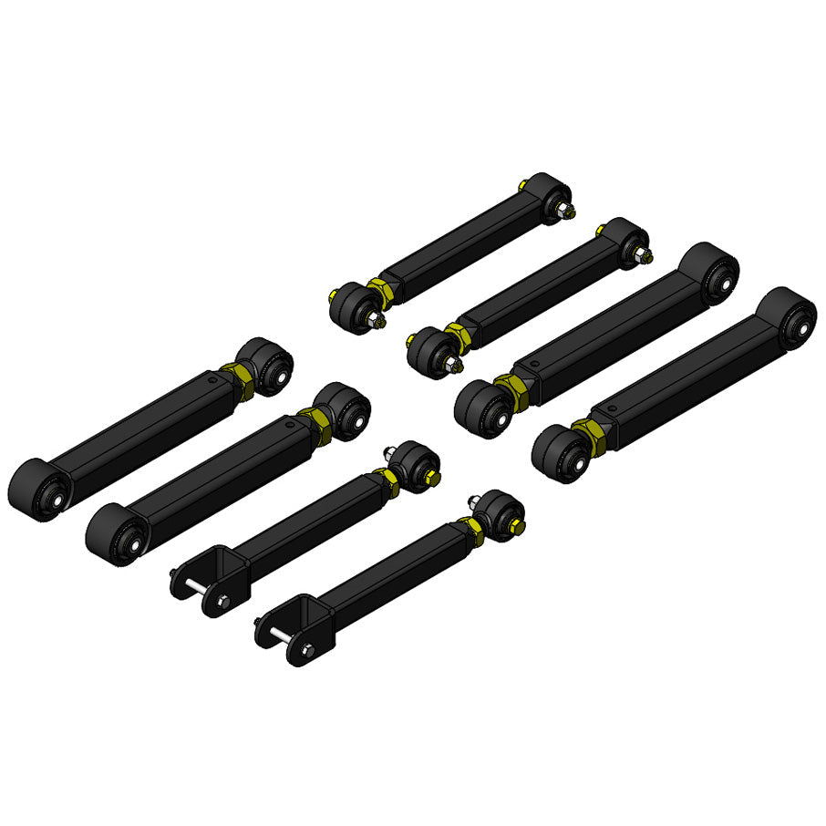 Jeep OVERLAND+ Short Control Arm Kit  (1993-2006, TJ/LJ/ZJ)