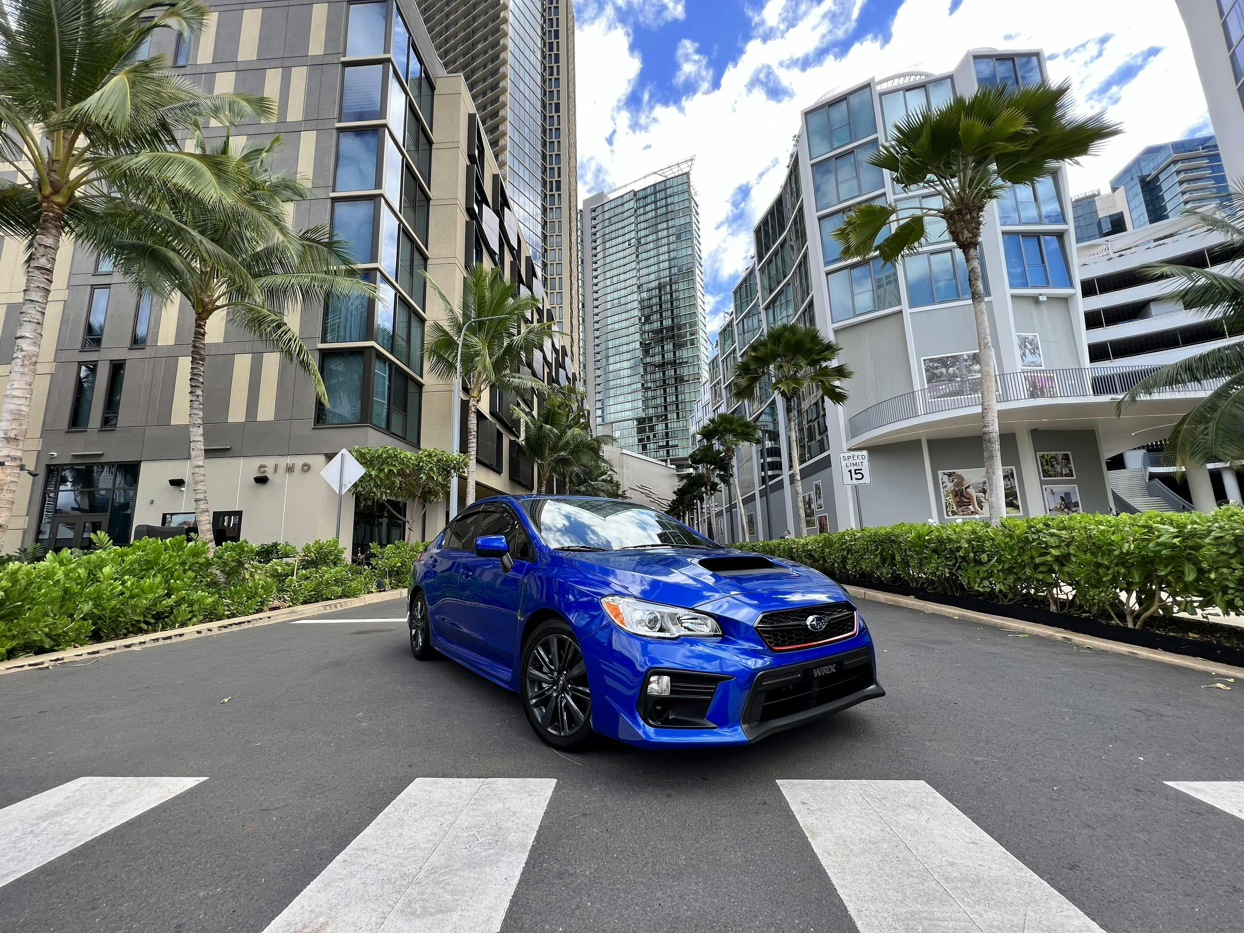 3D Carbon Hood Scoop Overlay for 2015-2021 Subaru WRX / STI