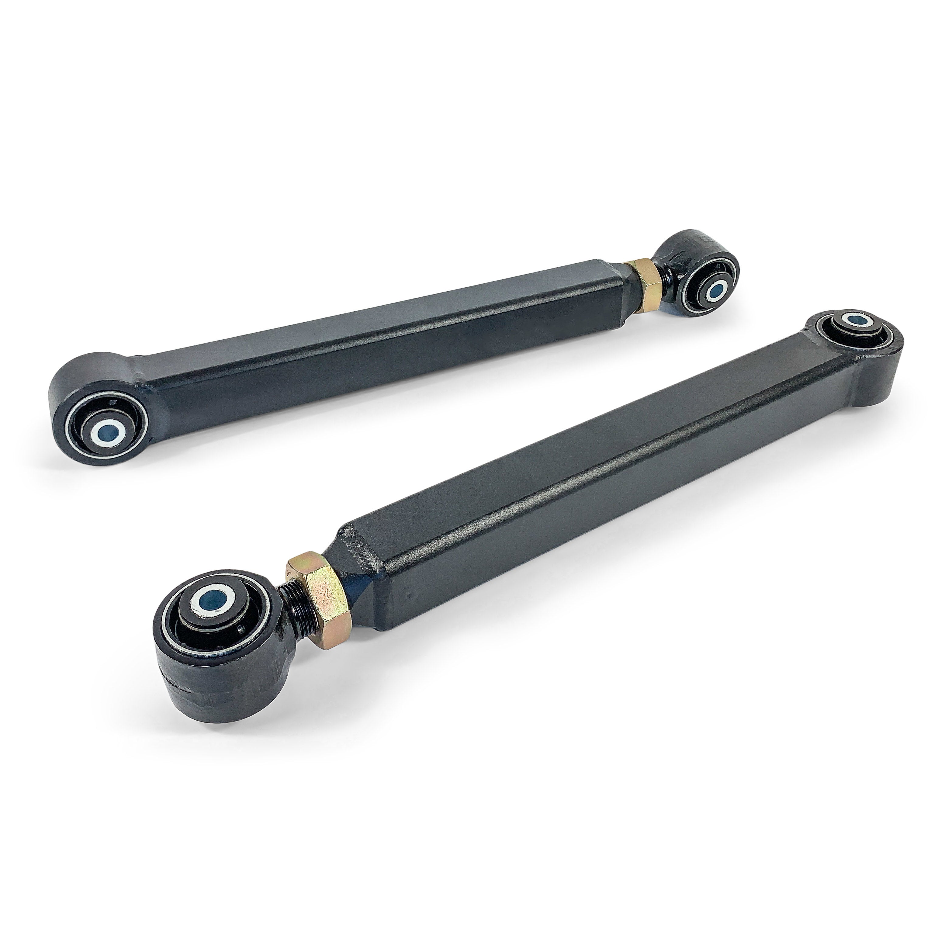 Heavy-duty adjustable control arms for off-road vehicles and overlanding trucks