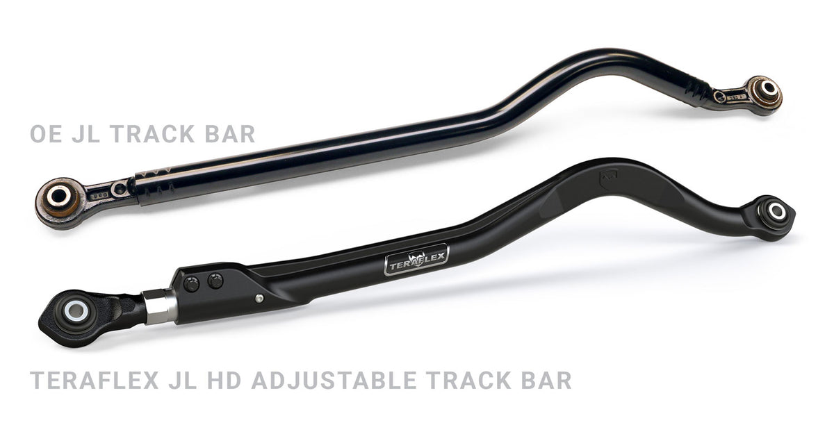 TeraFlex JL / JT: HD Forged Adjustable Track Bar - Front (0-6" Lift)