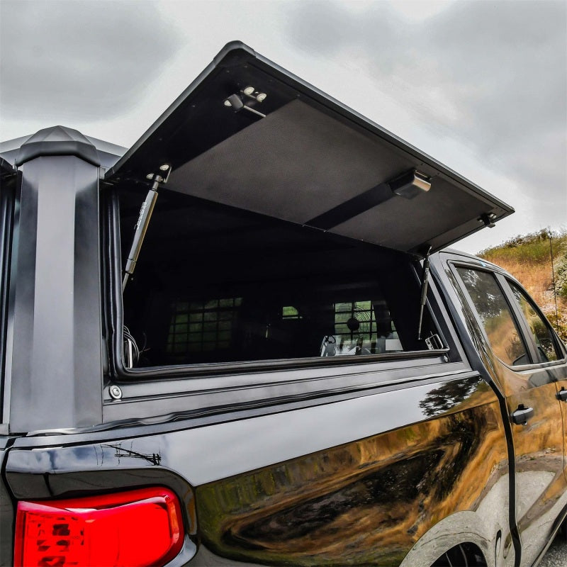 Westin EXP Truck Cap, Solid Front Glass, fits Chevy Silverado 1500