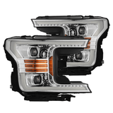 AlphaRex LUXX-Series LED Projector Headlights for Ford F-150 - Chrome
