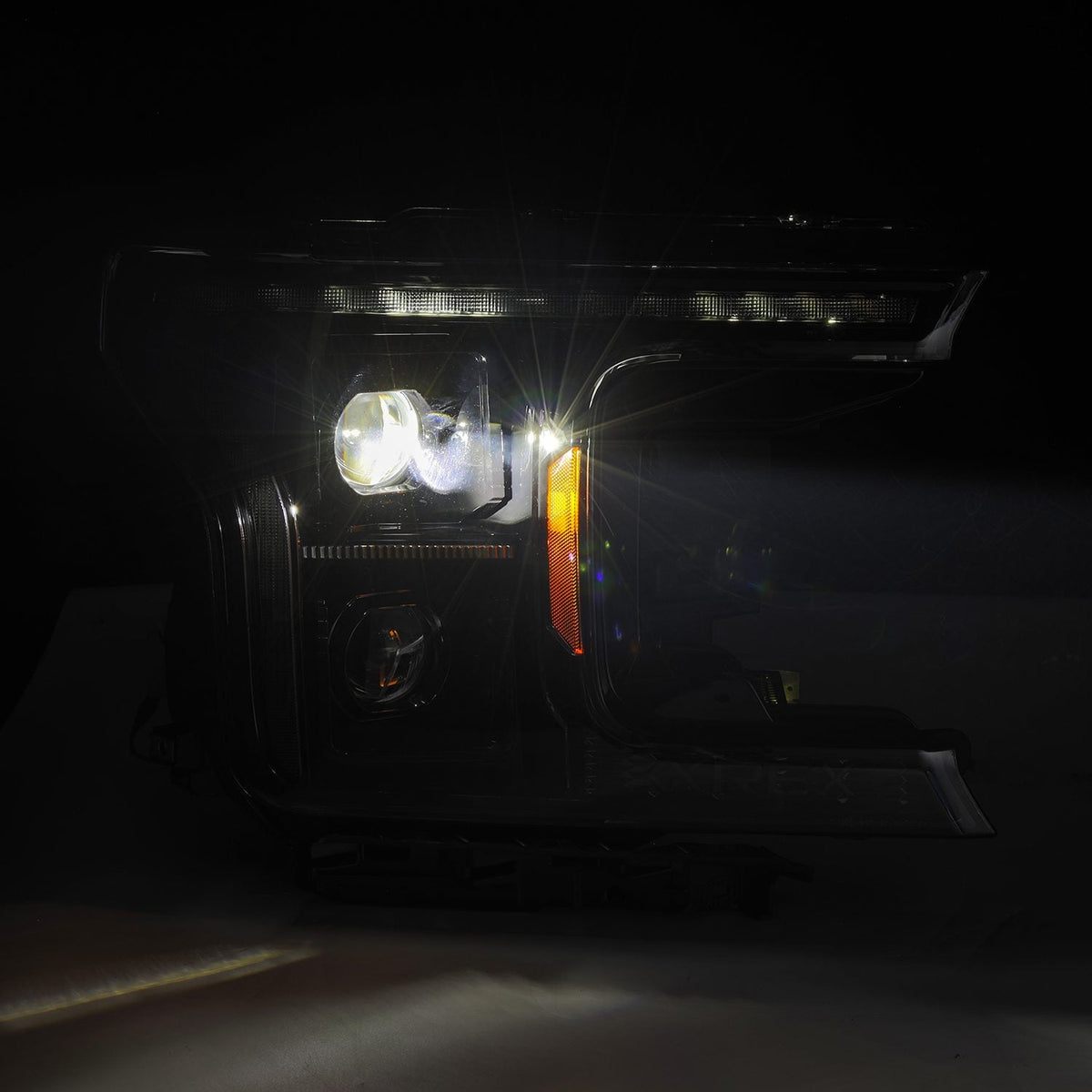 AlphaRex MK II LUXX-Series LED Projector Headlights (14th Gen Style) for Ford F-150 - Alpha-Black