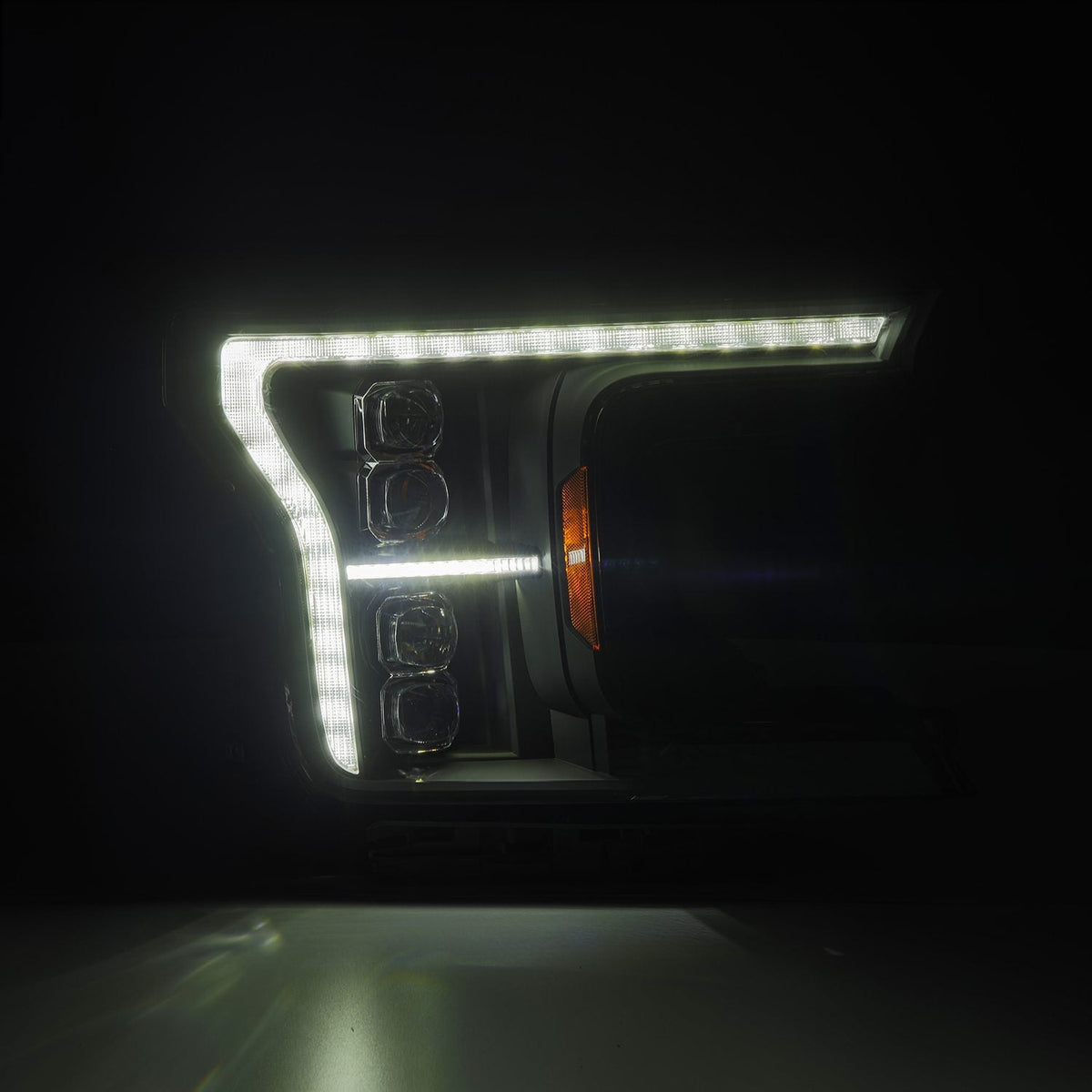 AlphaRex MK II NOVA-Series LED Projector Headlights (14th Gen Style) for Ford F-150 - Black