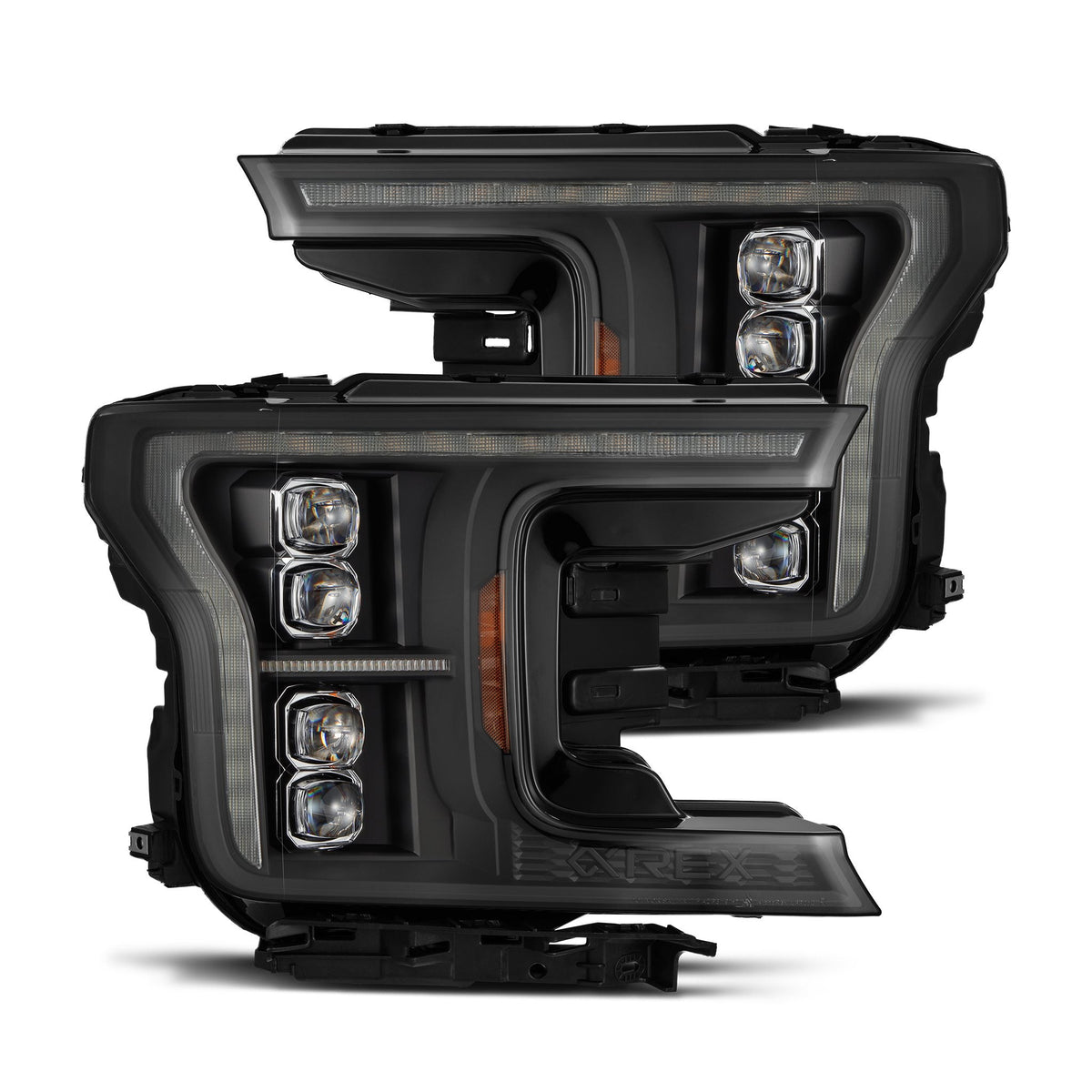 AlphaRex MK II NOVA-Series LED Projector Headlights (14th Gen Style) for Ford F-150 - Black