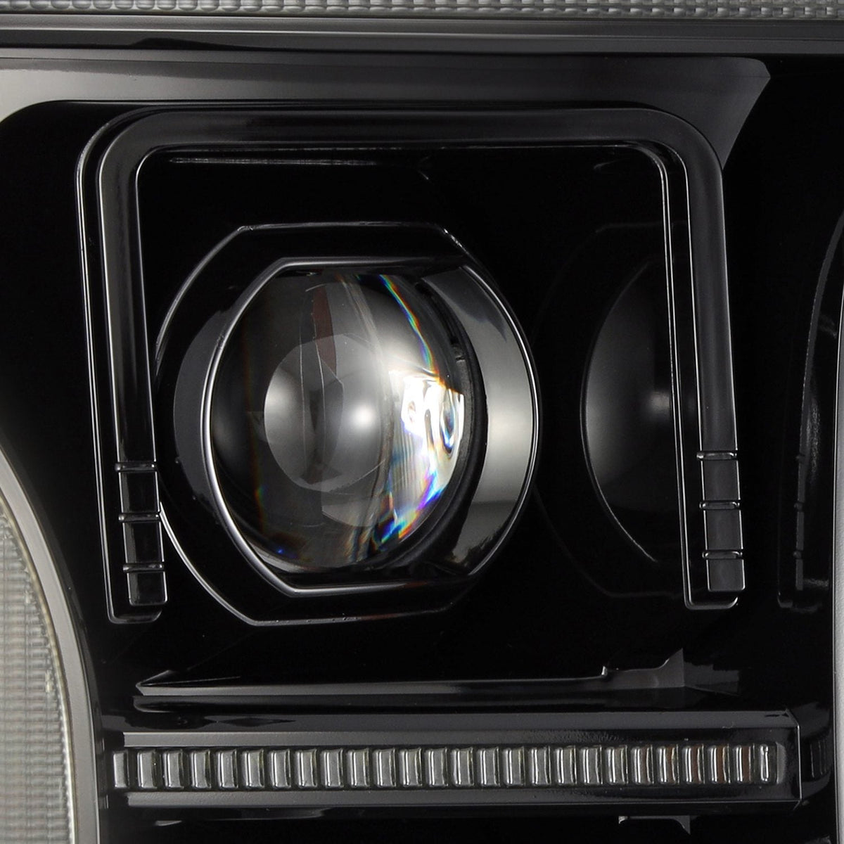 AlphaRex MK II PRO-Series Halogen Projector Headlights (14th Gen Style) for Ford F-150 - Alpha-Black