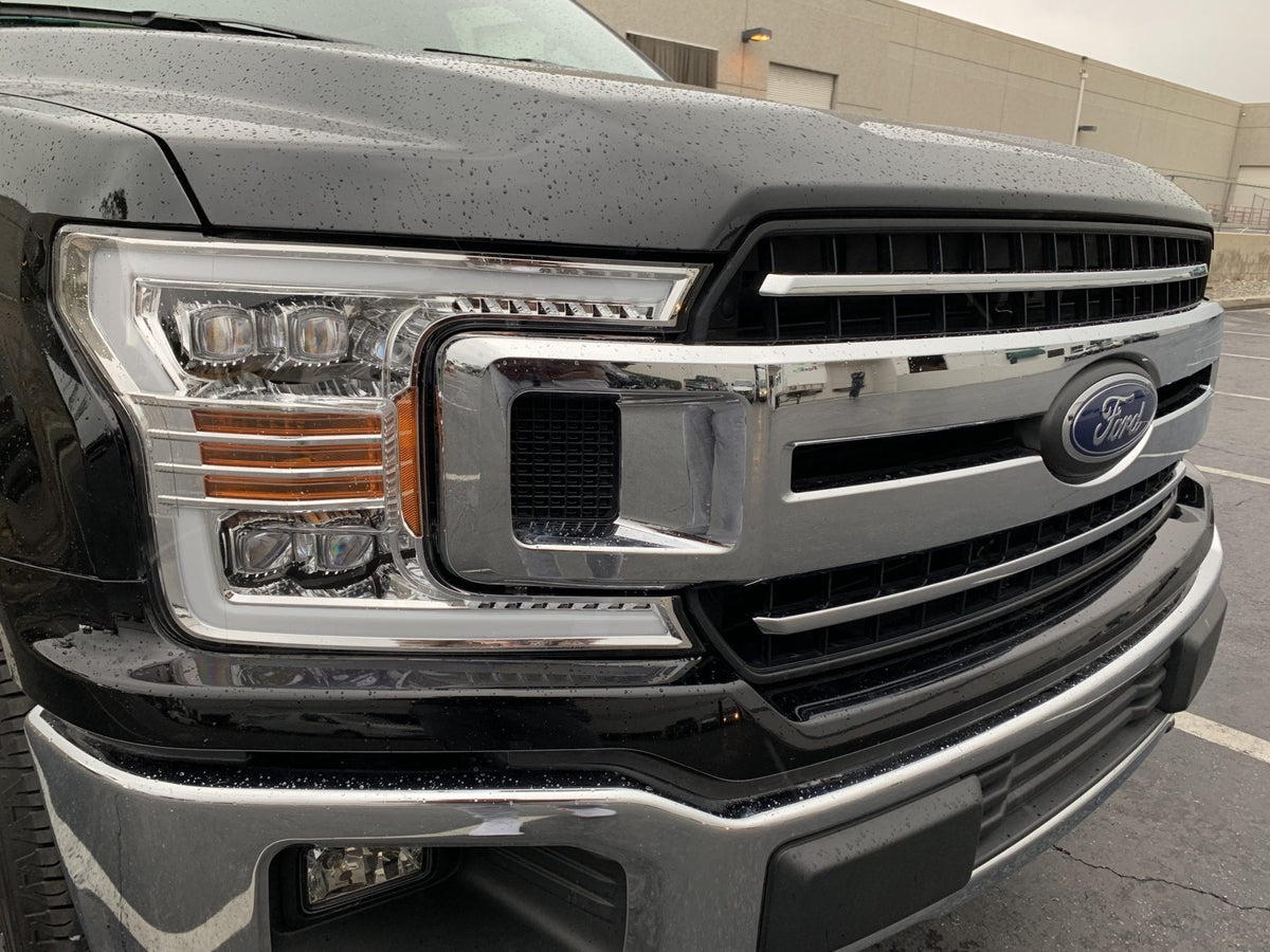 AlphaRex NOVA-Series LED Projector Headlights for Ford F-150 - Chrome