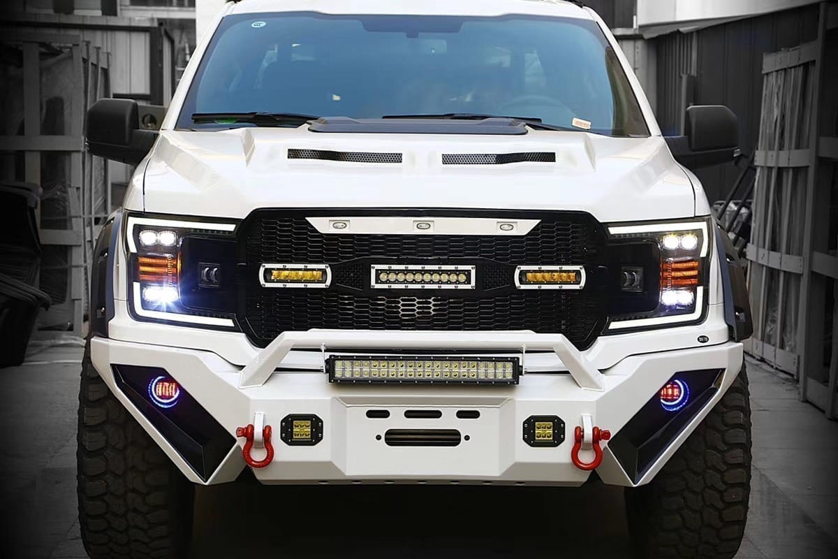 AlphaRex NOVA-Series LED Projector Headlights for Ford F-150 - Chrome