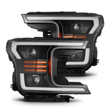 AlphaRex PRO-Series Halogen Projector Headlights for Ford F-150 - Black