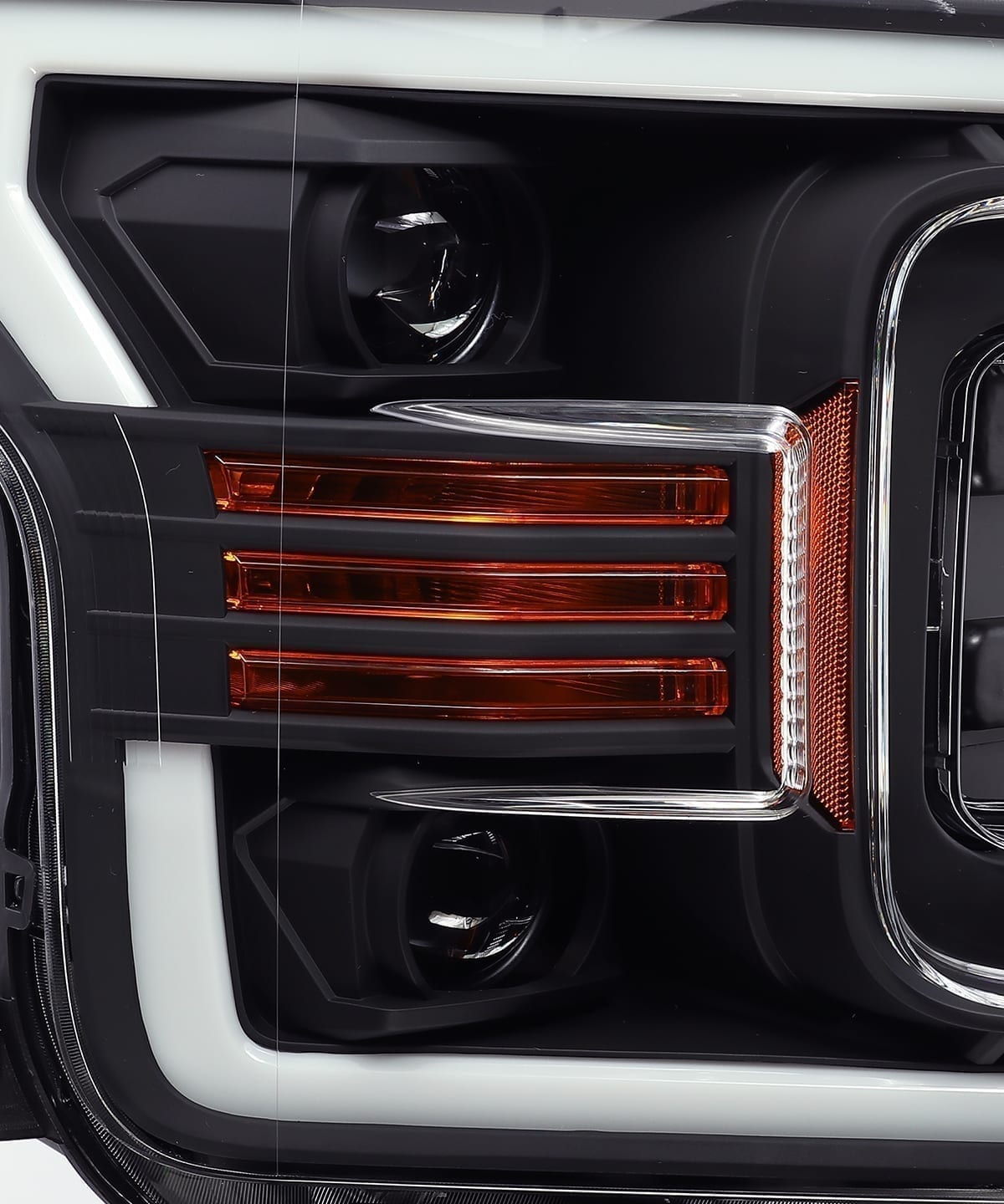 AlphaRex PRO-Series Halogen Projector Headlights for Ford F-150 - Black