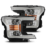 AlphaRex PRO-Series Halogen Projector Headlights for Ford F-150 - Chrome