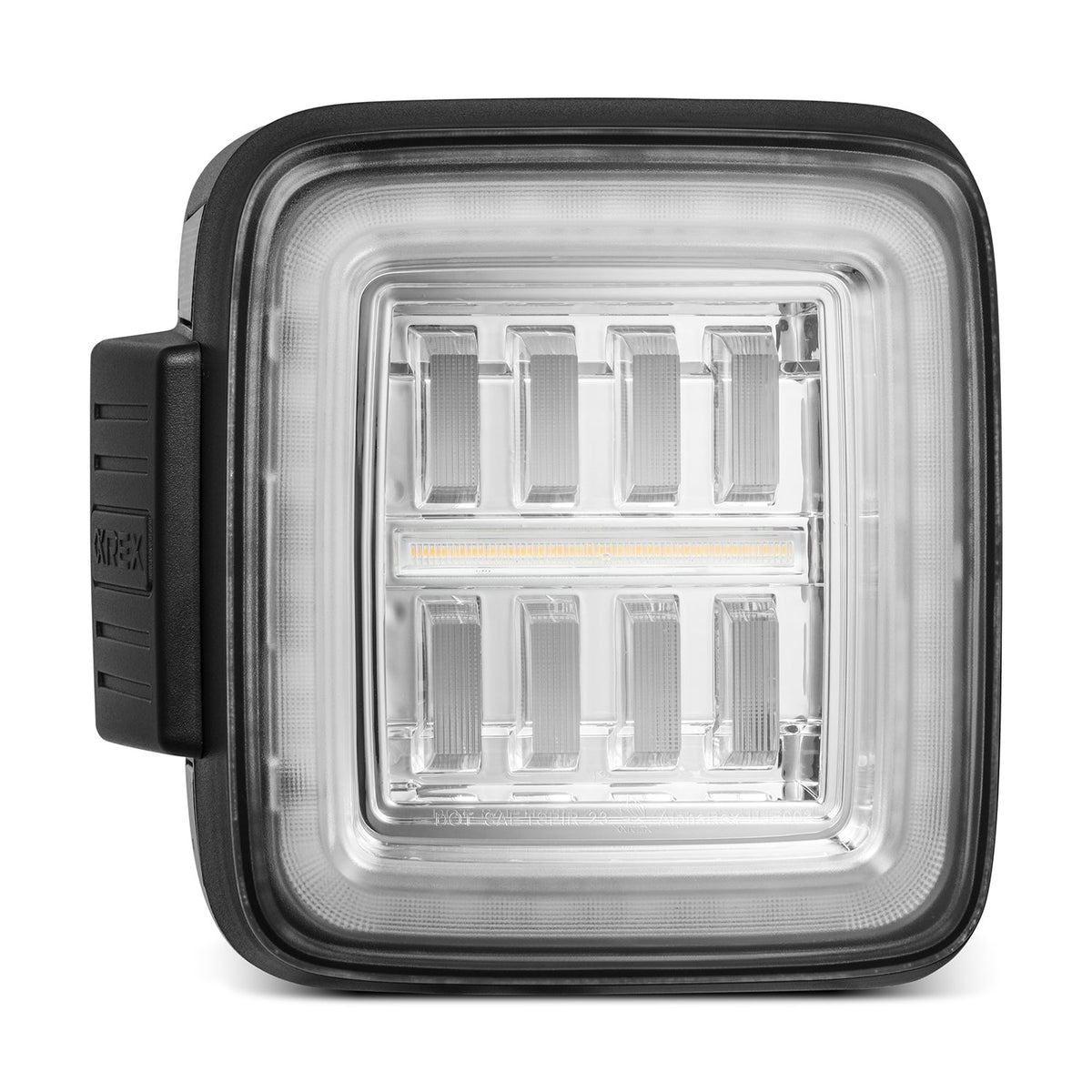 AlphaRex NOVA-Series Prismatic LED Tail Lights for Jeep Wrangler - Clear