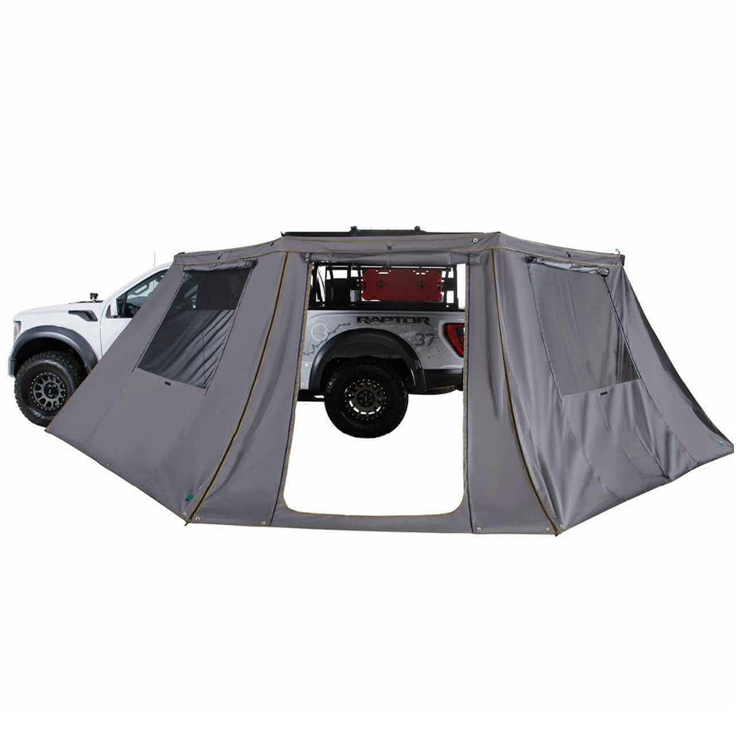 Overland Vehicle Systems HD Nomadic 180 LTE awning wall with windows