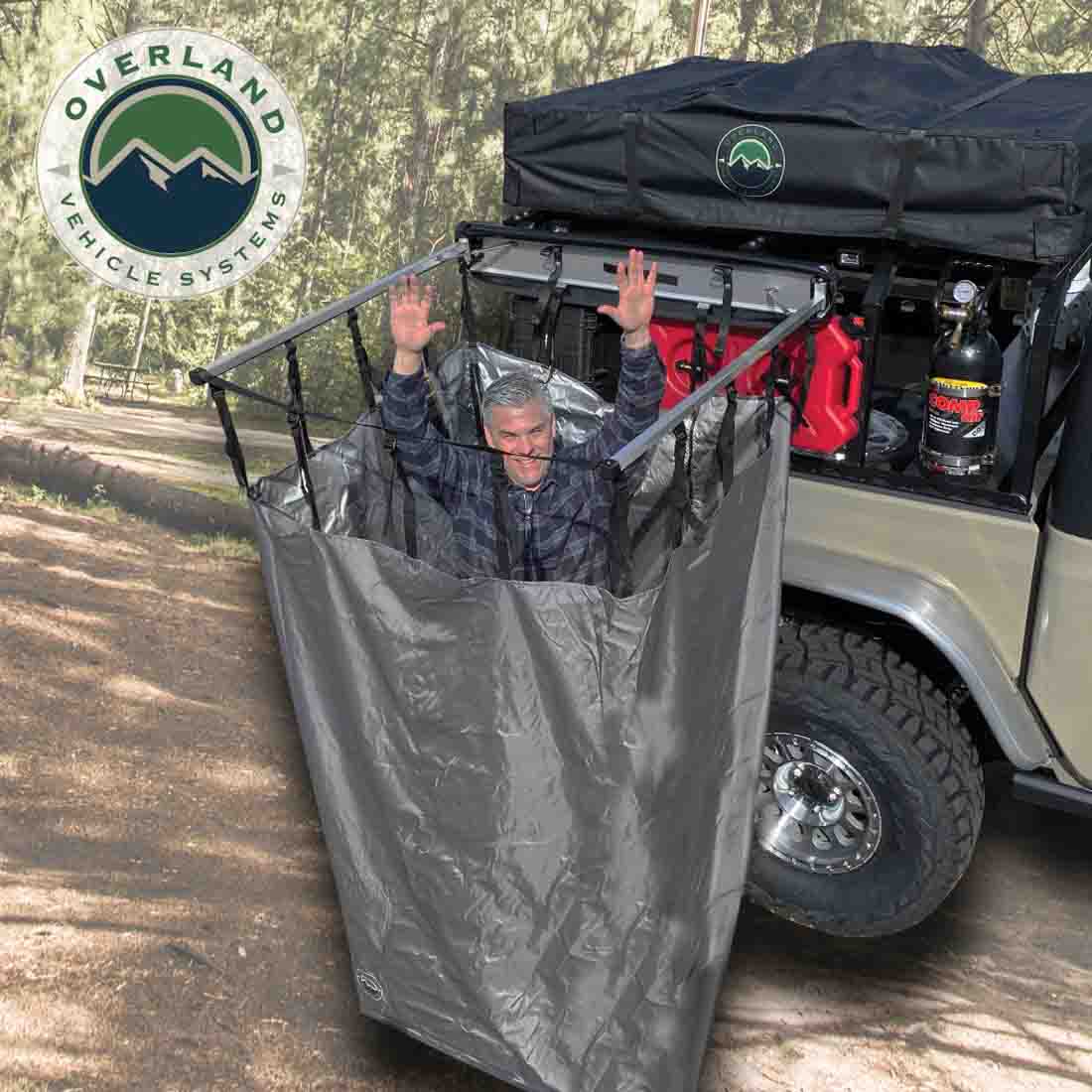 Overland Vehicle Systems HD Nomadic car-side shower room - view 9