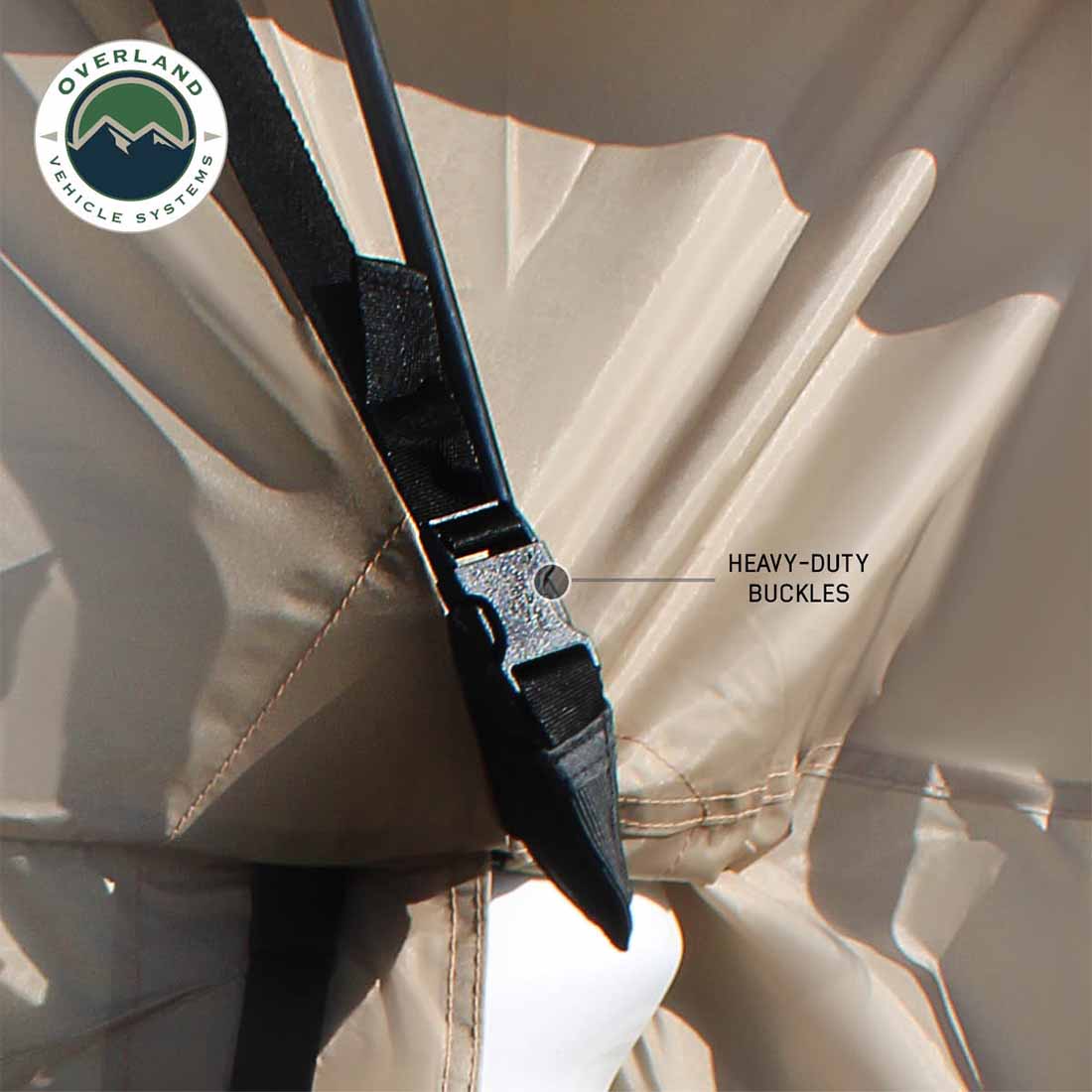Overland Vehicle Systems LD TACT truck bed tent with PVC floor - view 7