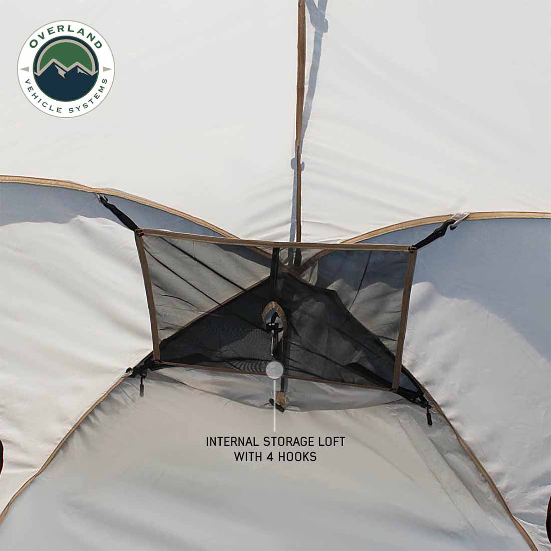 Overland Vehicle Systems LD TACT truck bed tent with PVC floor - view 9