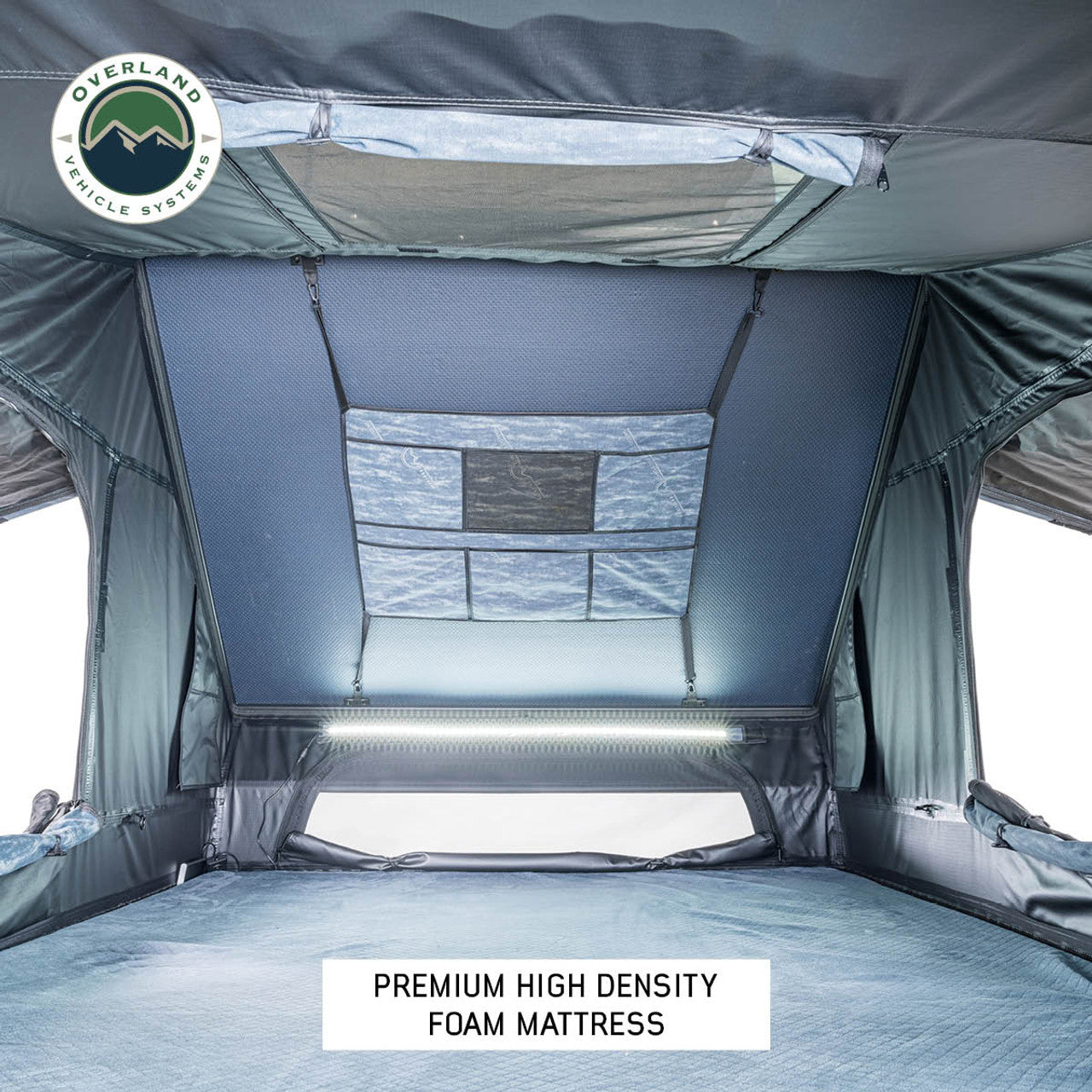 XD Everest Cantilever Aluminum Roof Top Tent - Grey Body & Black Rainfly