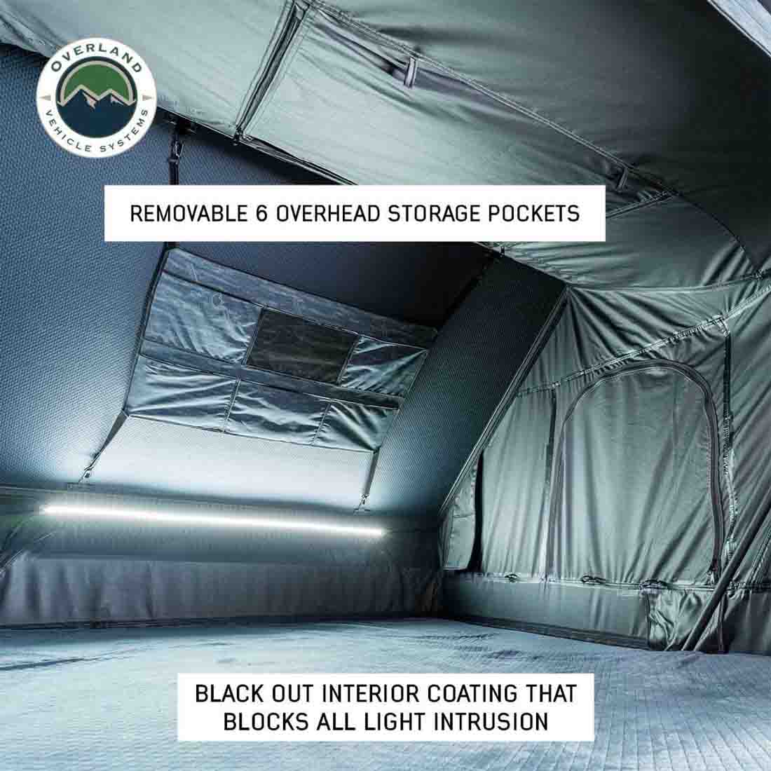 Overland Vehicle Systems XD Everest cantilever aluminum hard shell roof top tent - view 6