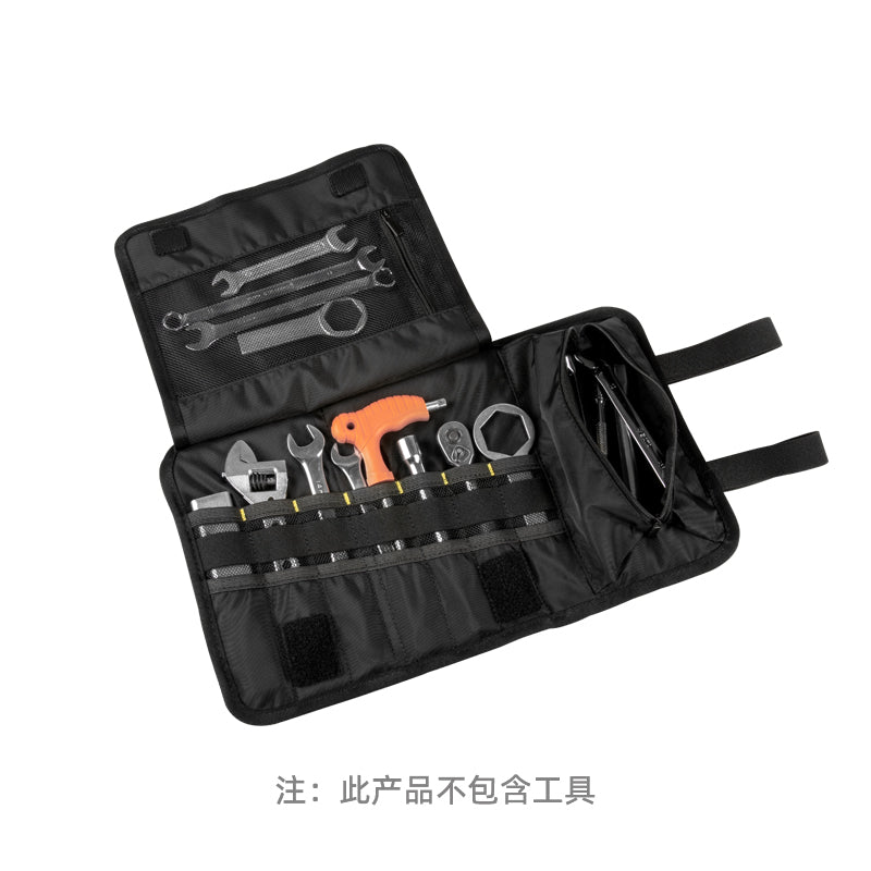 LOBOO Motorcycle Tool Box – Waterproof Engineering Plastic Case with Aluminum Mounting Plate, Lockable Universal Design