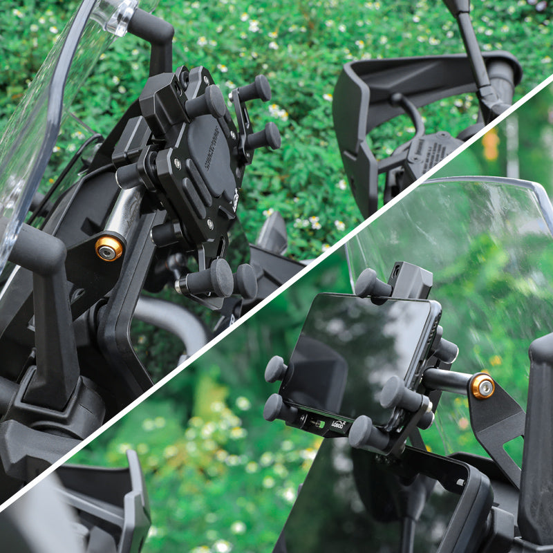 LOBOO GPS Mount for CFMOTO 800MT / 800MT-X (2024-on) – CNC Aluminum Adjustable Navigation Bracket