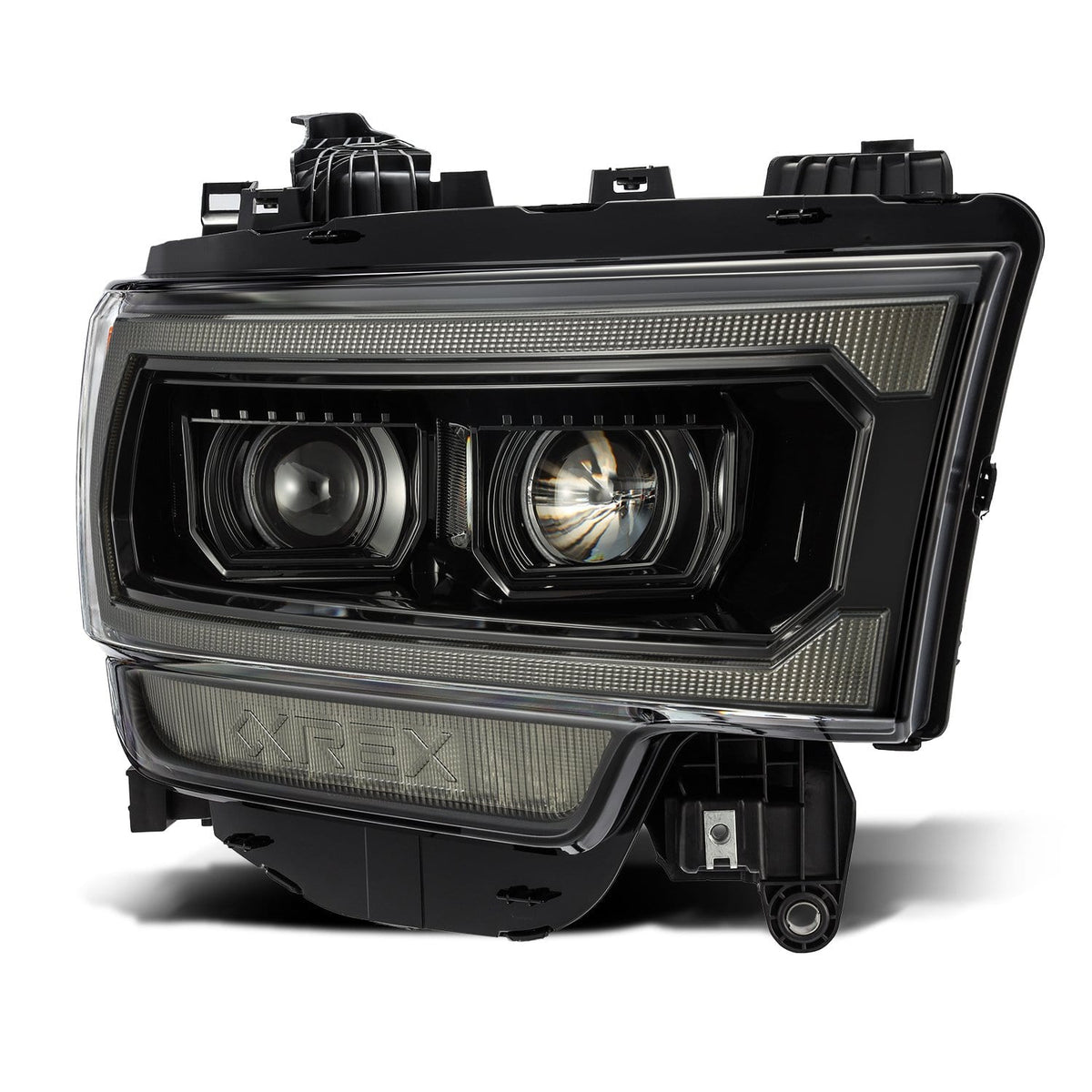 AlphaRex PRO-Series Halogen Projector Headlights for Ram 2500/3500 - Alpha-Black
