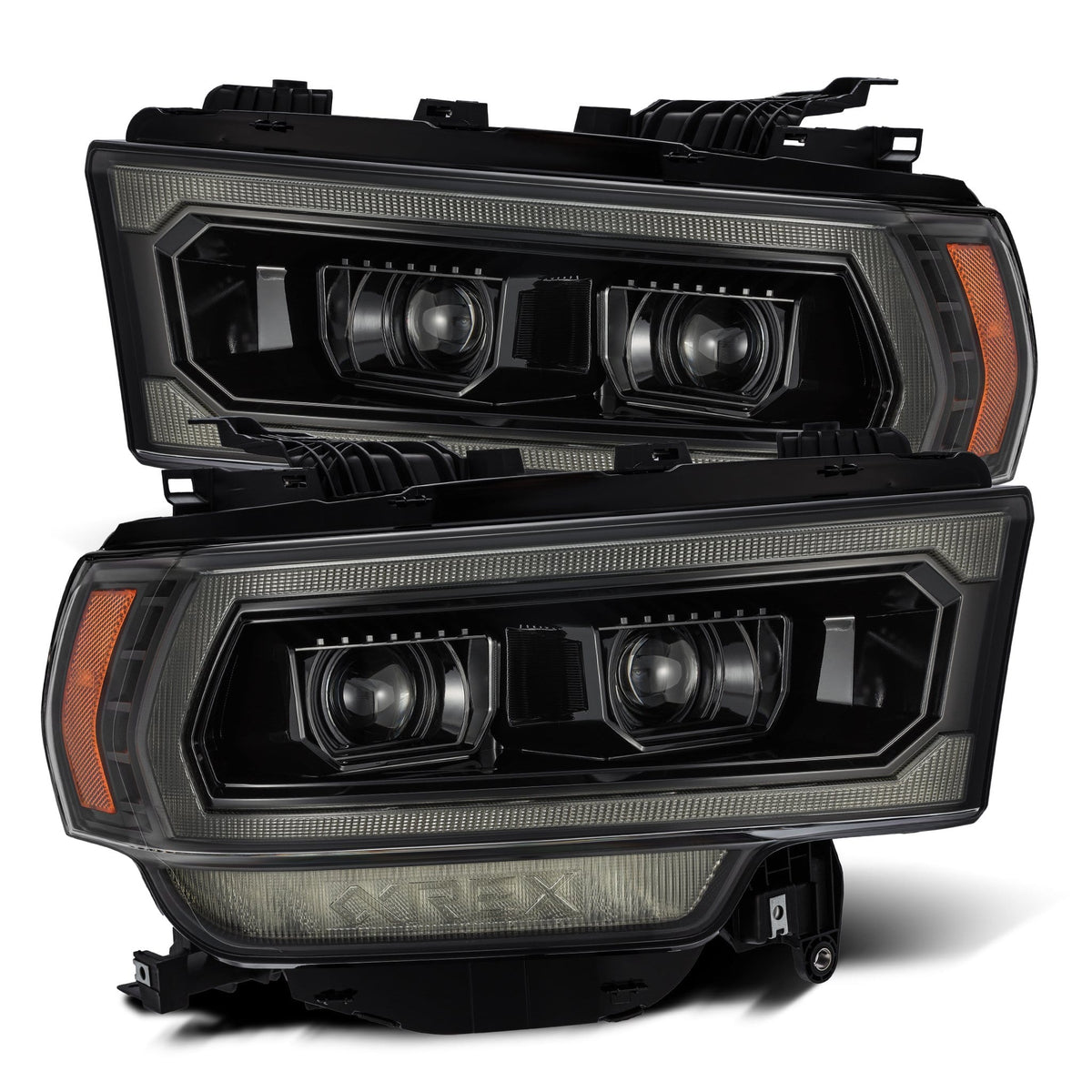 AlphaRex PRO-Series Halogen Projector Headlights for Ram 2500/3500 - Alpha-Black