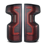 AlphaRex PRO-Series LED Tail Lights for Chevrolet Silverado 1500 / Chevrolet Silverado HD 2500/3500 - Red Smoke