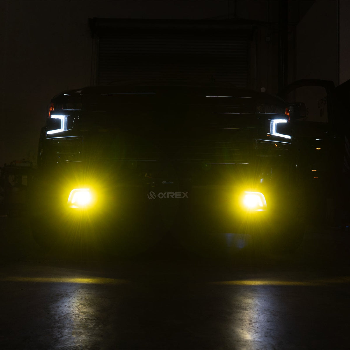 AlphaRex DoubleTap Dual-Color LED Projector Fog Lights for Chevrolet Silverado 1500 / Chevrolet Silverado HD 2500/3500