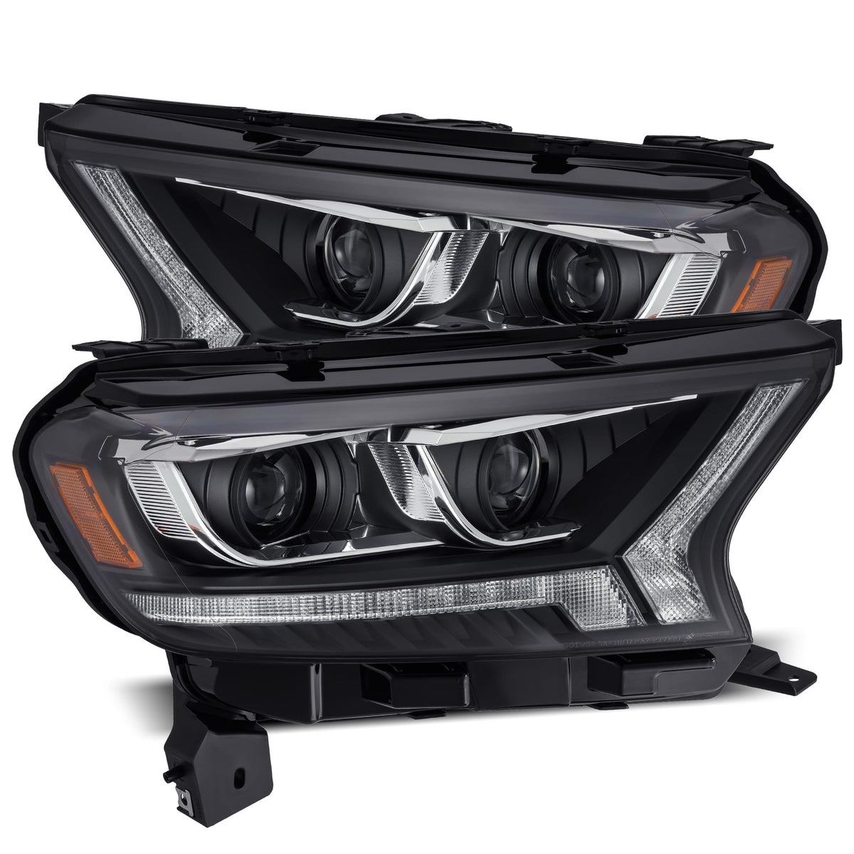 AlphaRex LUXX-Series LED Projector Headlights for Ford Ranger - Black