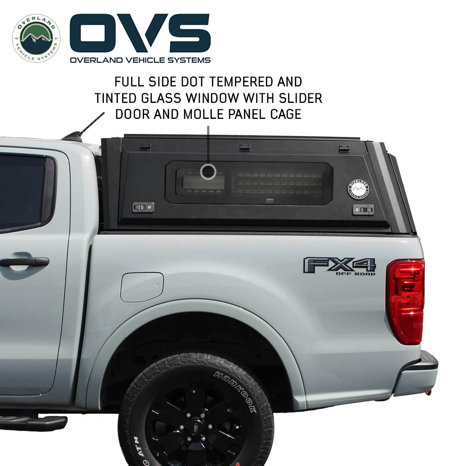 OVS Expedition PRO+ truck cap with full windows for 2019-2023 Ford Ranger - view 4