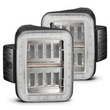 AlphaRex NOVA-Series Prismatic LED Tail Lights for Jeep Gladiator - Chrome