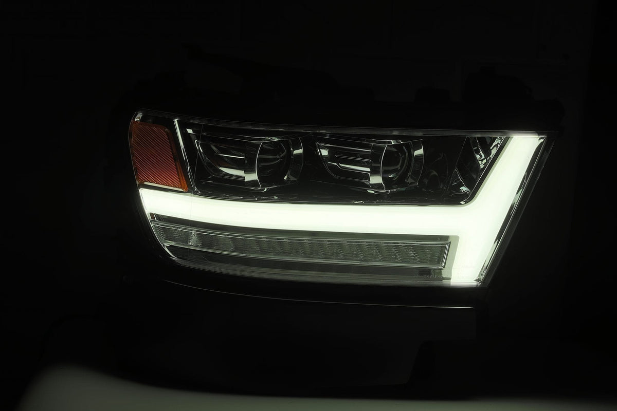 AlphaRex LUXX-Series LED Projector Headlights for Ram 1500 - Chrome