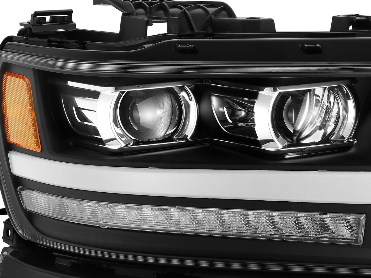AlphaRex LUXX-Series LED Projector Headlights for Ram 1500 - Jet Black
