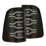 AlphaRex LUXX-Series LED Tail Lights for Ram 1500 - Black Smoke