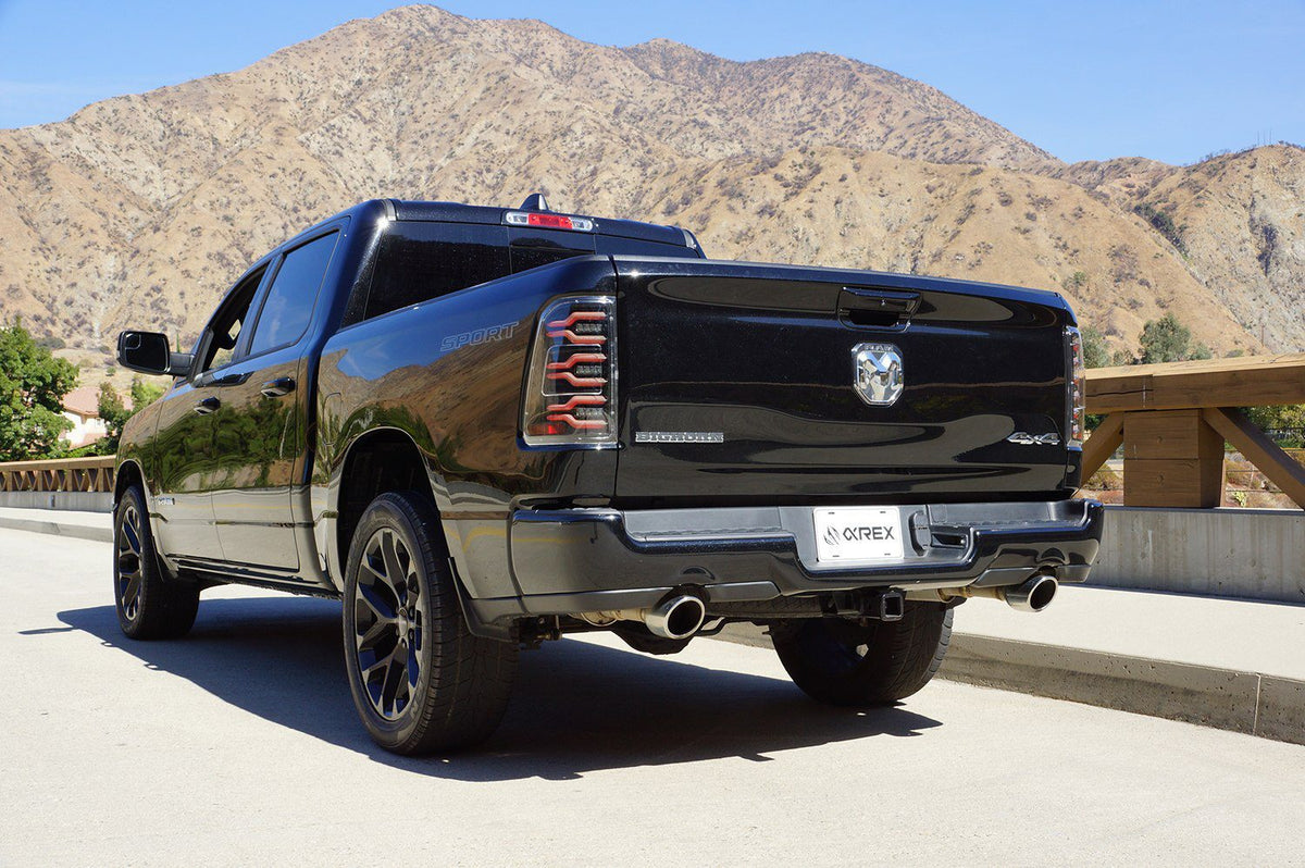 AlphaRex LUXX-Series LED Tail Lights for Ram 1500 - Black Red