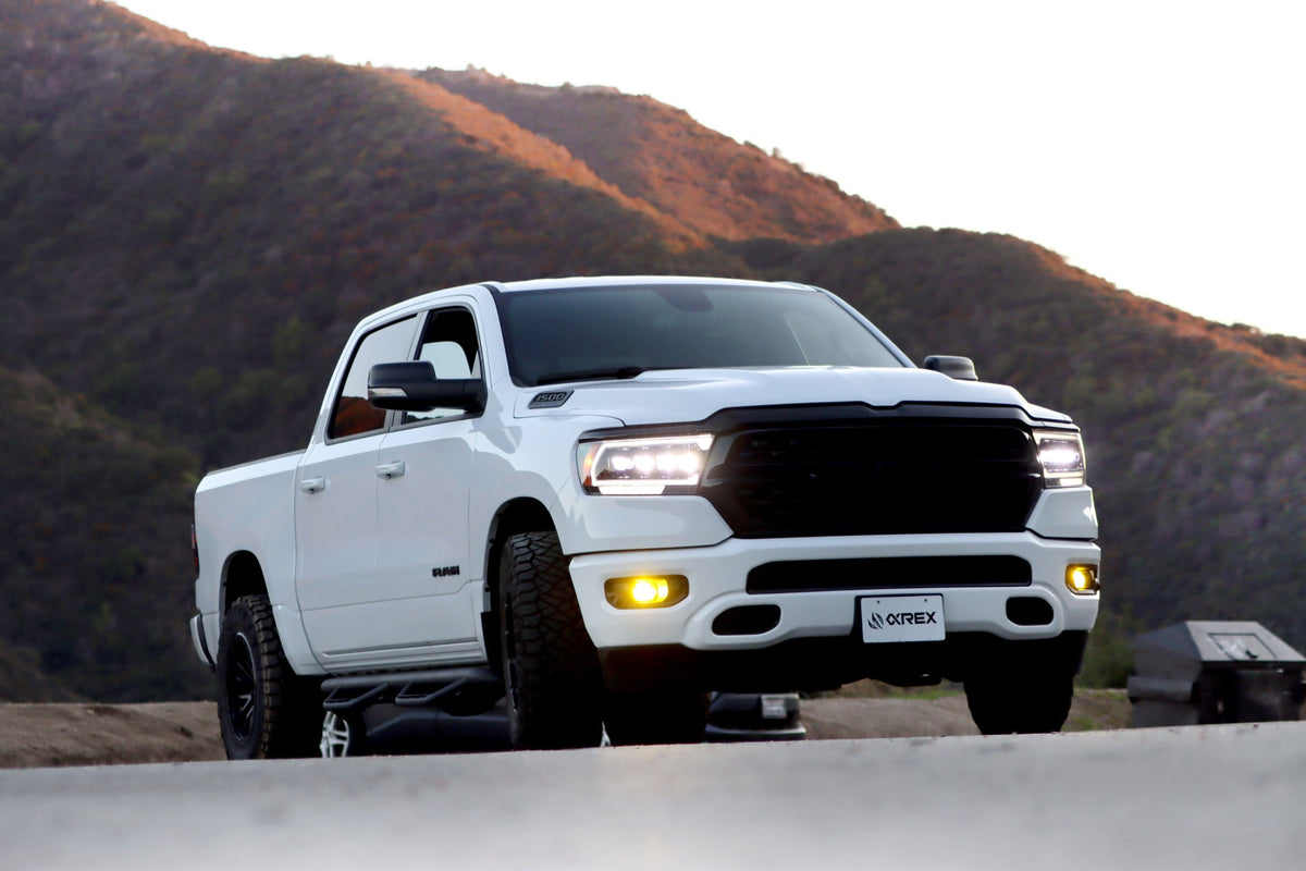AlphaRex MK II NOVA-Series LED Projector Headlights (2500 Style) for Ram 1500 - Alpha-Black