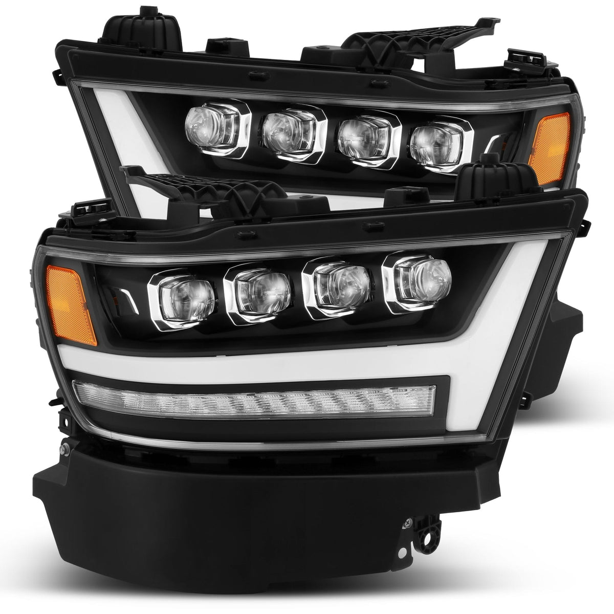 AlphaRex NOVA-Series LED Projector Headlights for Ram 1500 - Black
