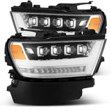 AlphaRex NOVA-Series LED Projector Headlights for Ram 1500 - Chrome