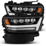AlphaRex NOVA-Series LED Projector Headlights for Ram 1500 - Jet Black