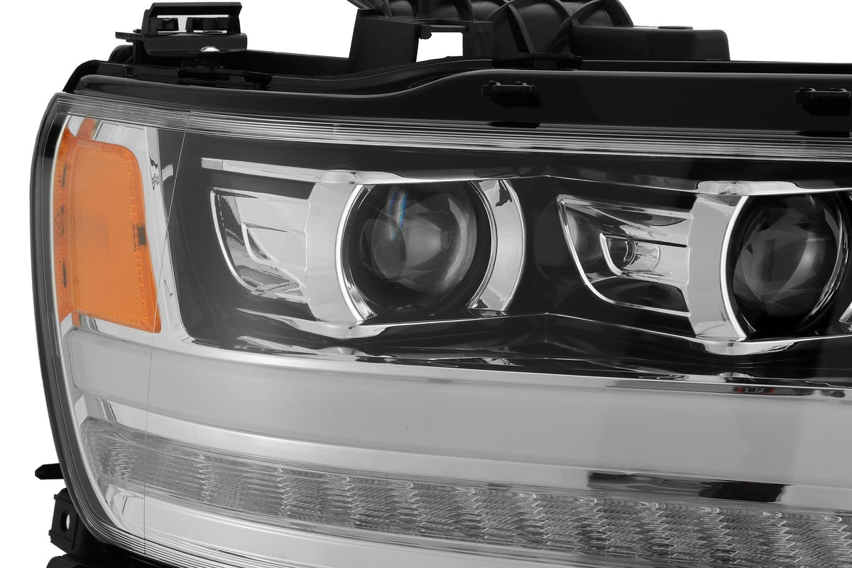 AlphaRex PRO-Series Halogen Projector Headlights for Ram 1500 - Chrome