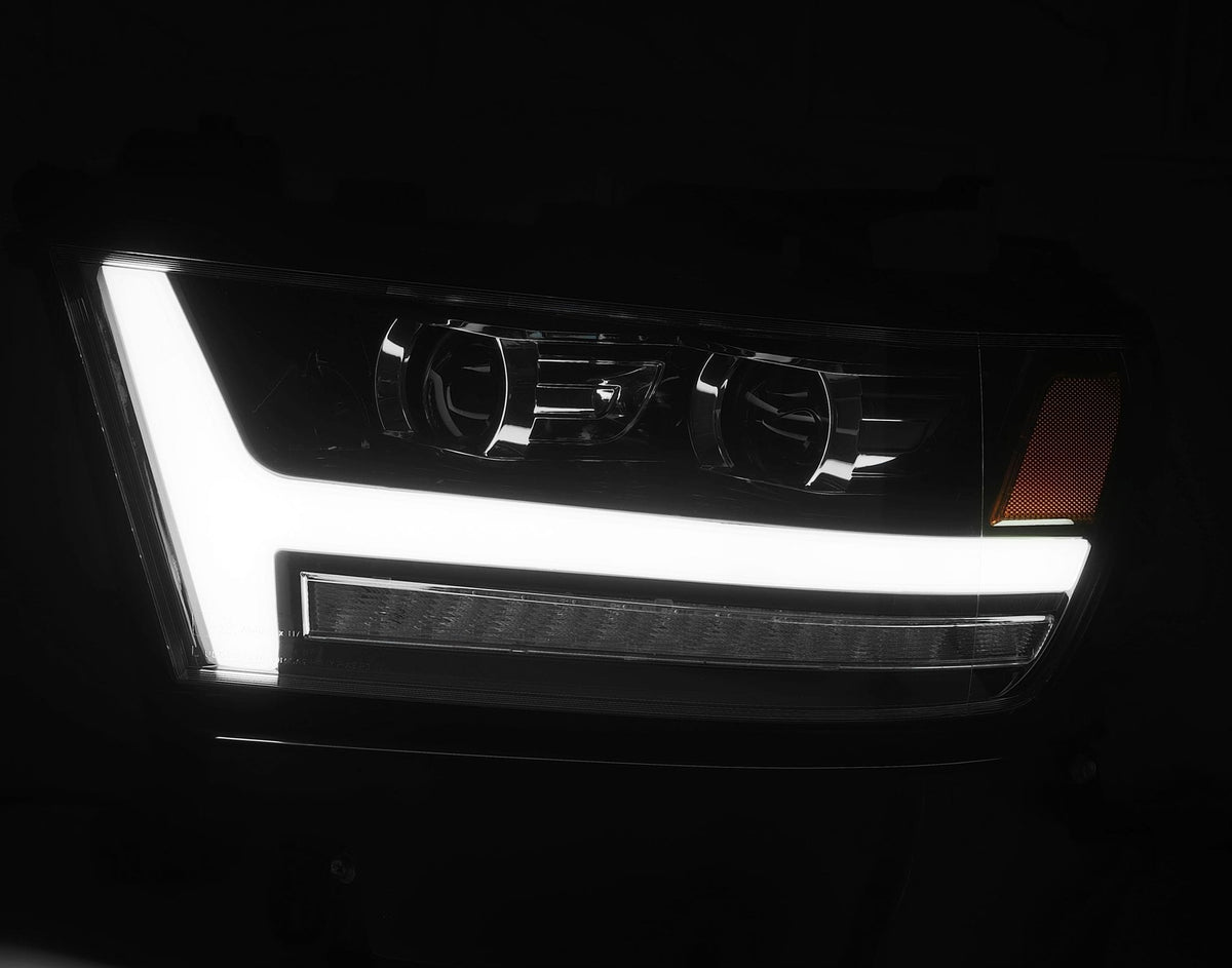 AlphaRex PRO-Series Halogen Projector Headlights for Ram 1500 - Jet Black