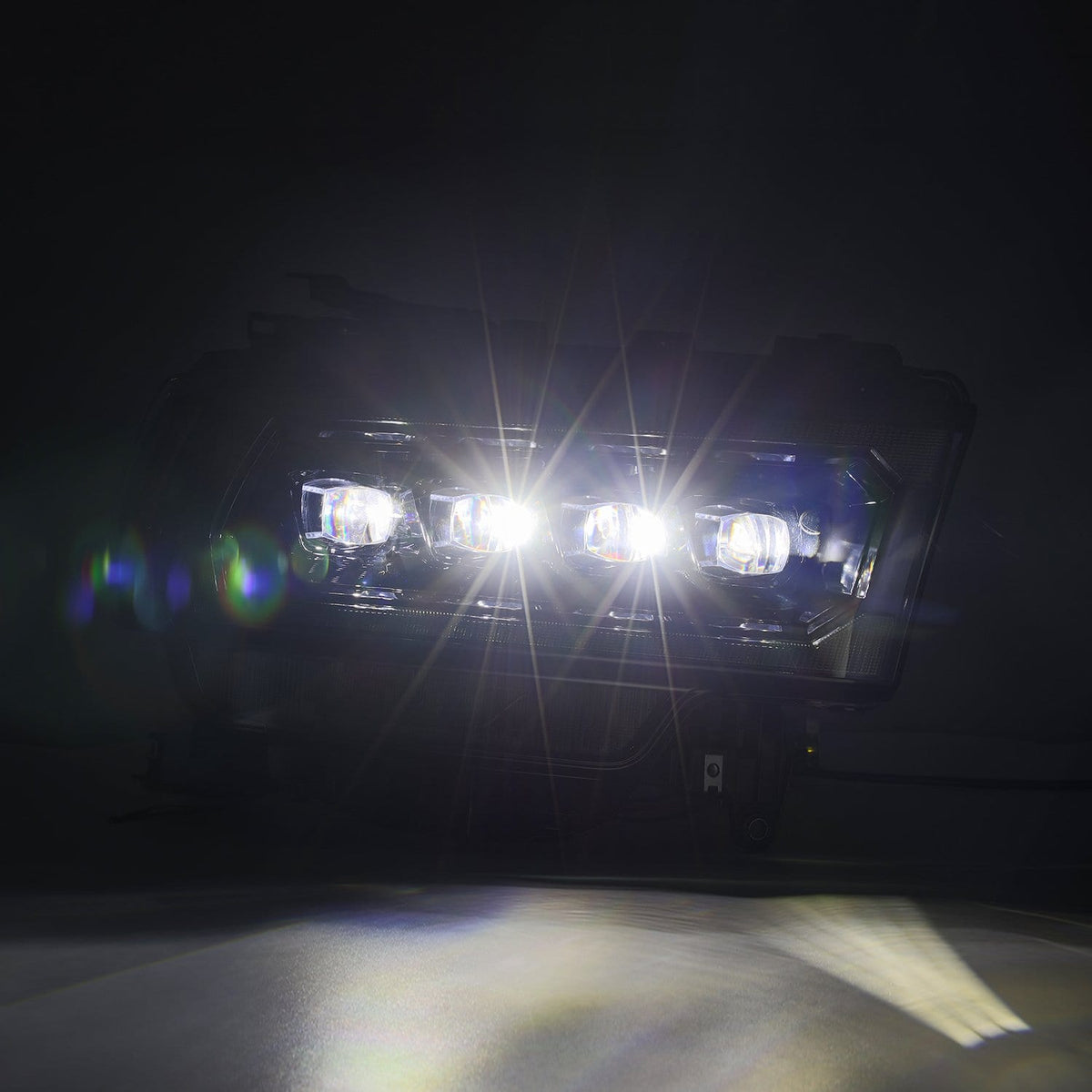 AlphaRex NOVA-Series LED Projector Headlights for Ram 2500/3500 - Alpha-Black