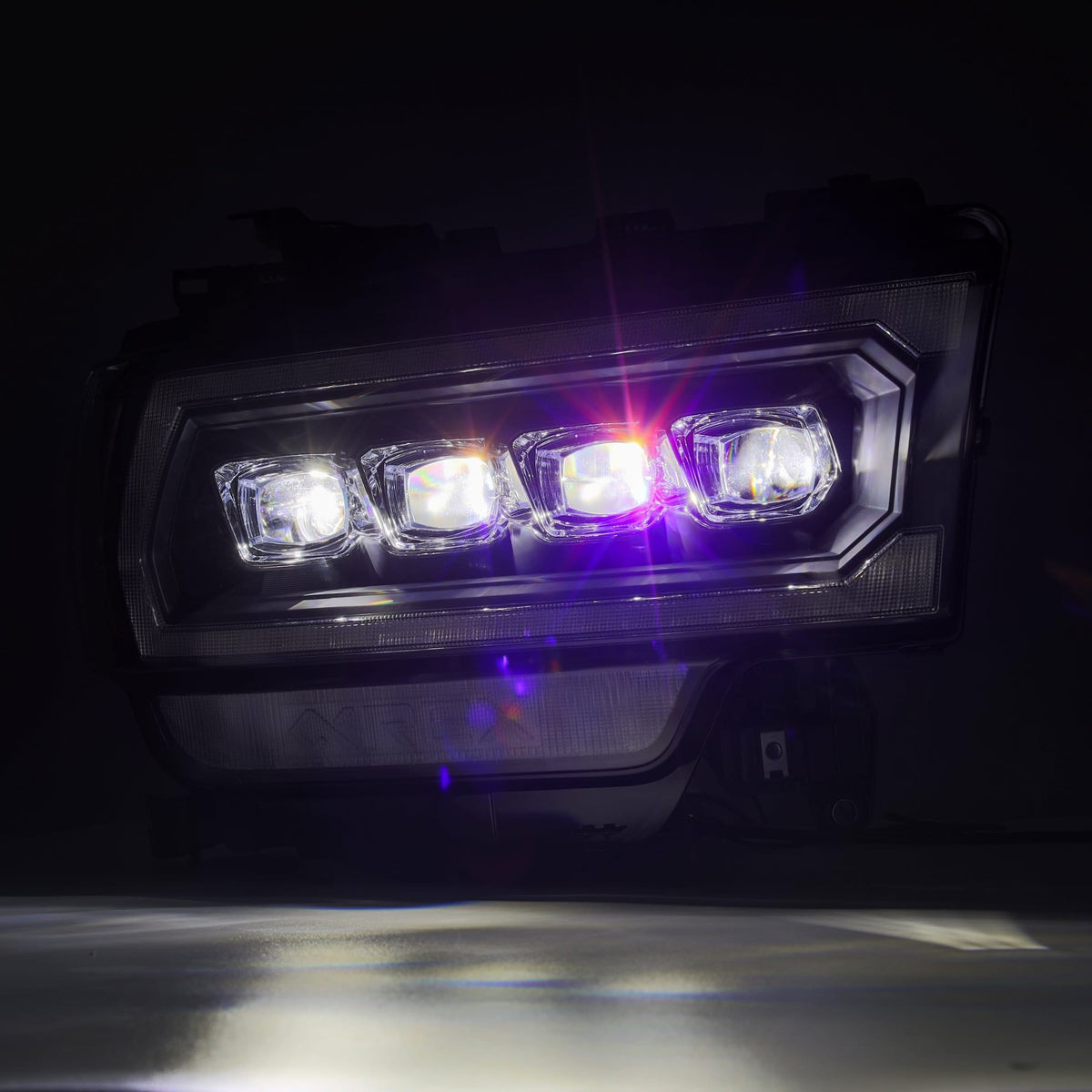 AlphaRex NOVA-Series LED Projector Headlights for Ram 2500/3500 - Black