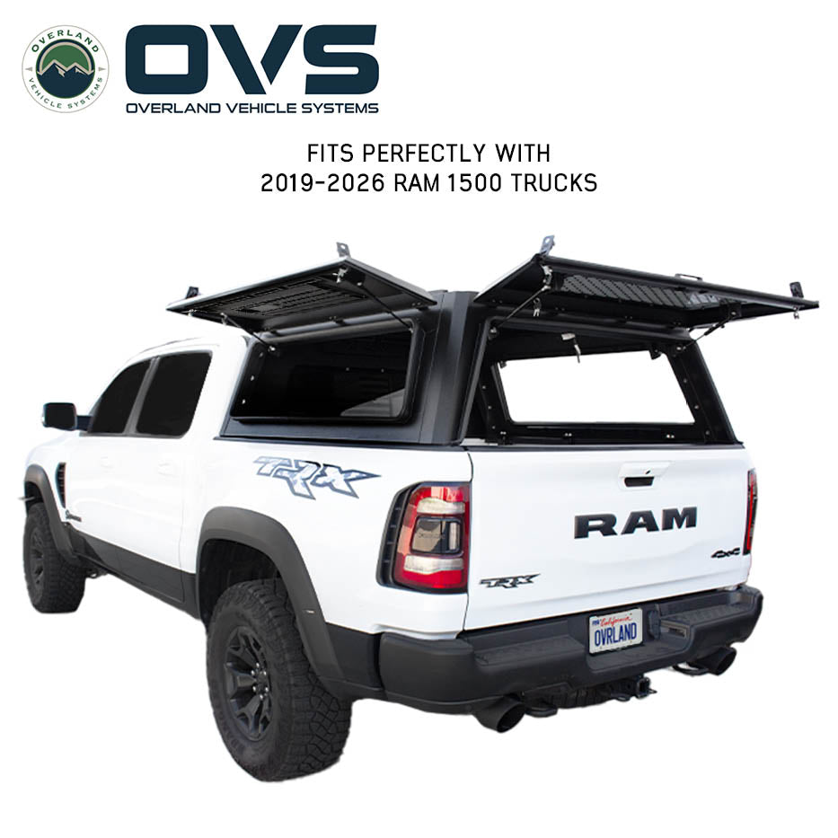 OVS Expedition PRO+ truck cap with full windows for 2019-2027 RAM 1500 - view 9