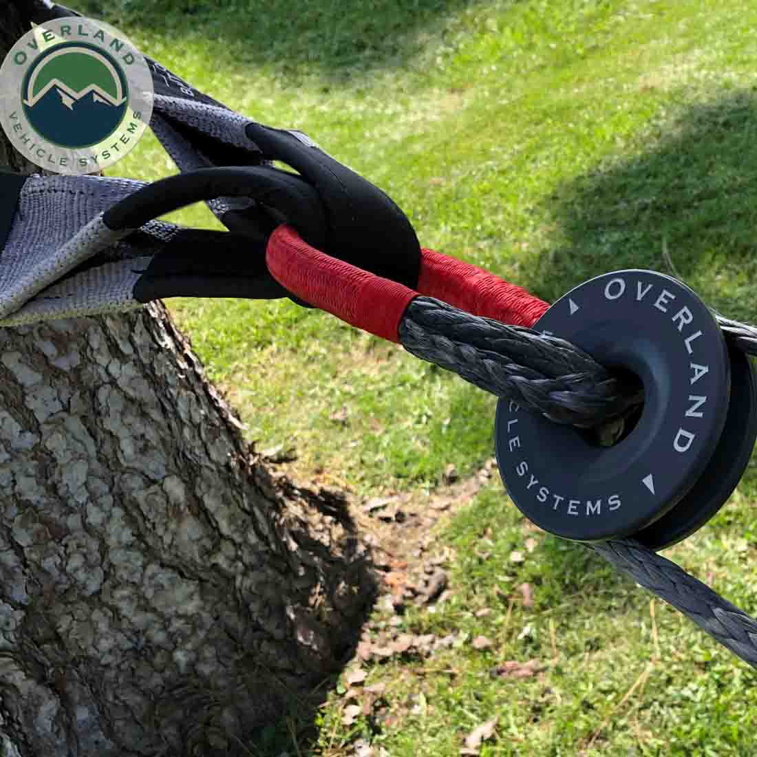 Overland Vehicle Systems 7/16 inch soft shackle and 4 inch recovery ring combo kit - view 2