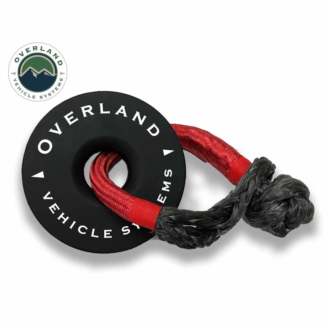 Overland Vehicle Systems 5/8 inch soft shackle and 6.25 inch black recovery ring combo kit - view 10