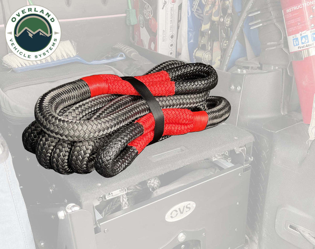 Brute Kinetic Recovery Strap 1" x 30' With Storage Bag - 30% stretch